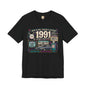 1991 Classic Car T-Shirt | Born in 1991 Birthday Gift | 35th Birthday Tee for Men & Women