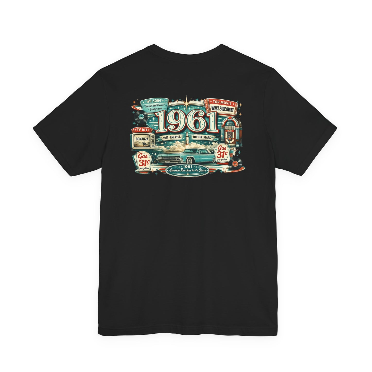 1961 Lincoln Continental T-Shirt | Vintage Born in 1961 Gift | 65th Birthday Retro Tee for Men & Women
