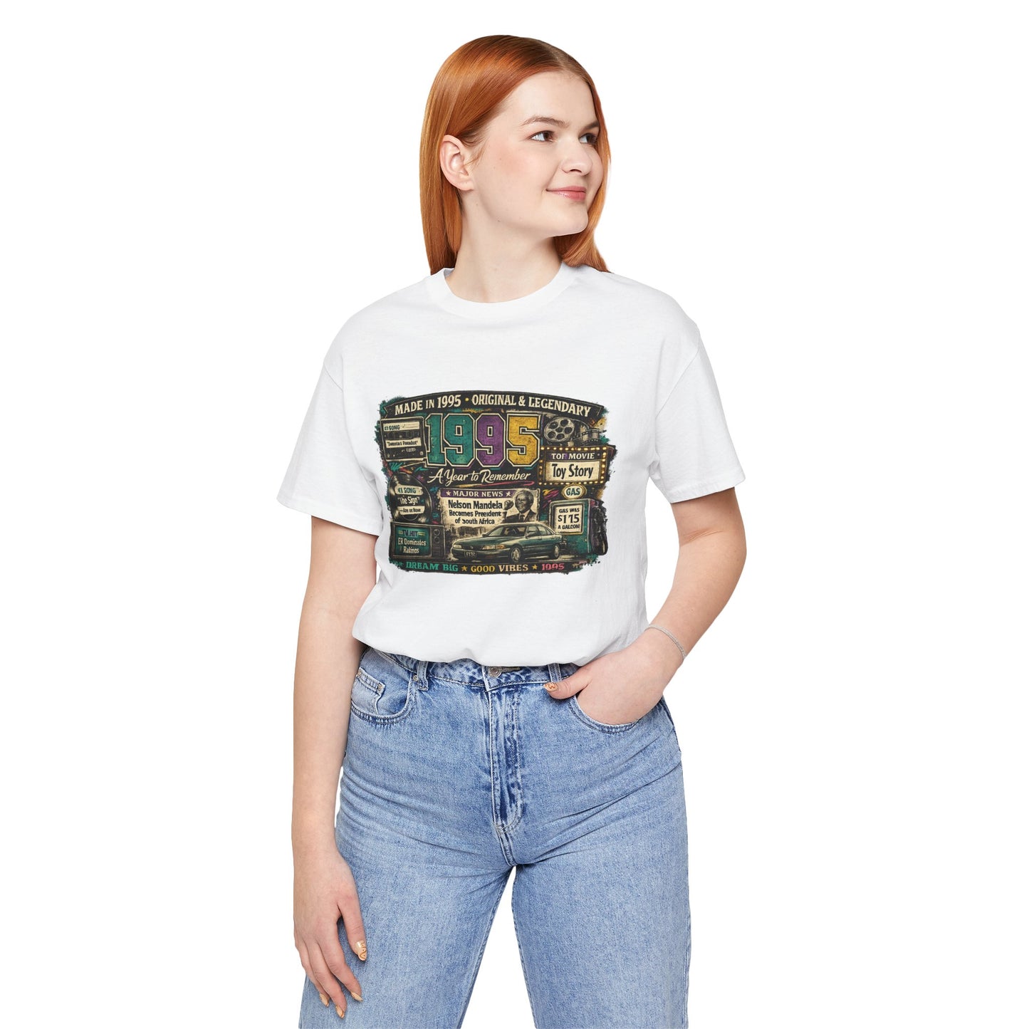 1995 Classic Car T-Shirt | Born in 1995 Birthday Gift | 31st Birthday Tee for Men & Women